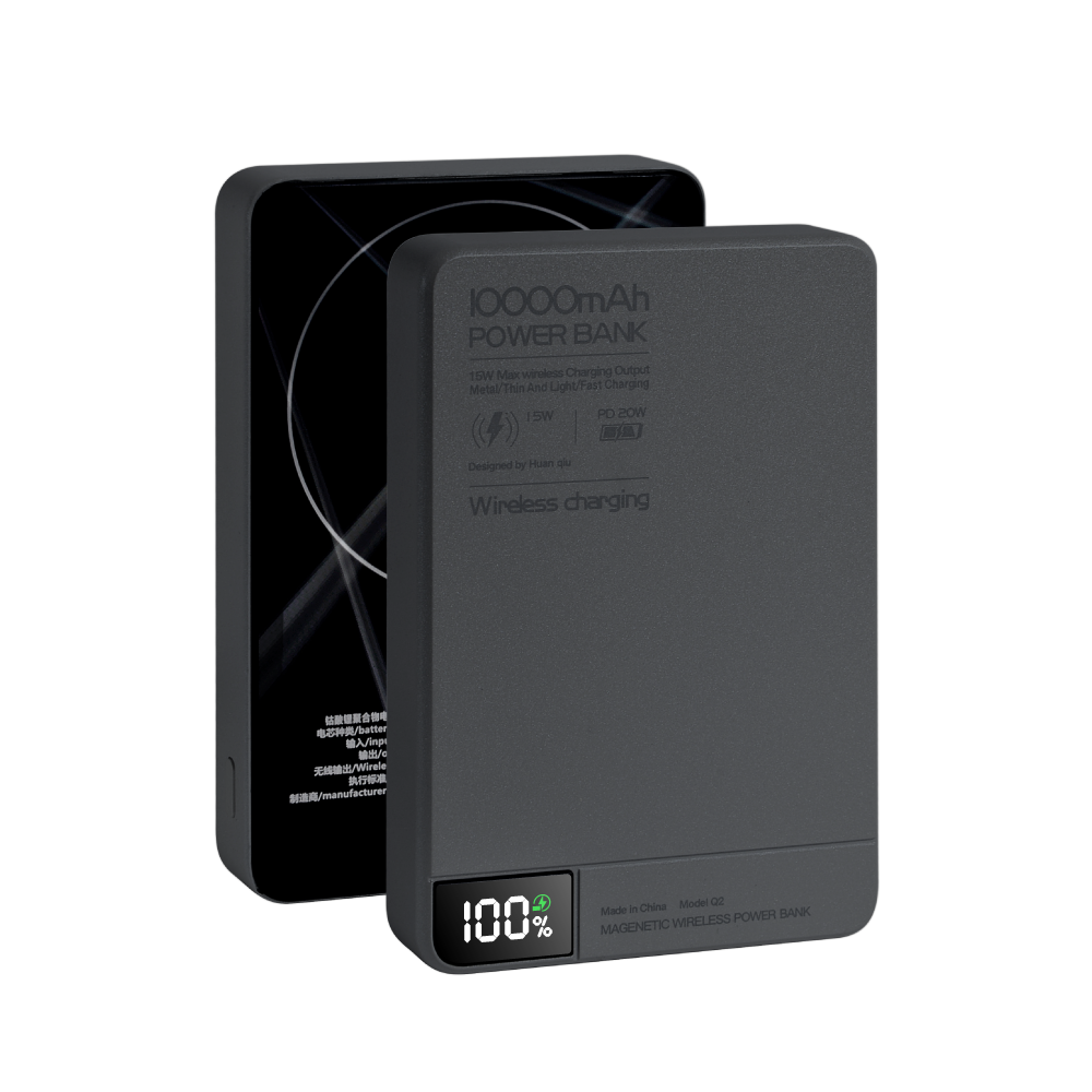 JUEJIA MagGo Series Ultra-Thin 5000mAh Wireless Charging Power Bank