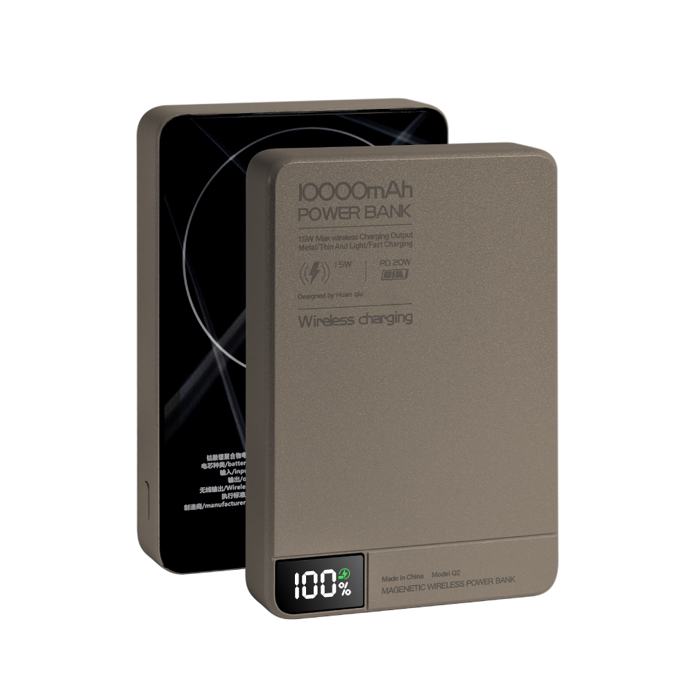 JUEJIA MagGo Series Ultra-Thin 5000mAh Wireless Charging Power Bank