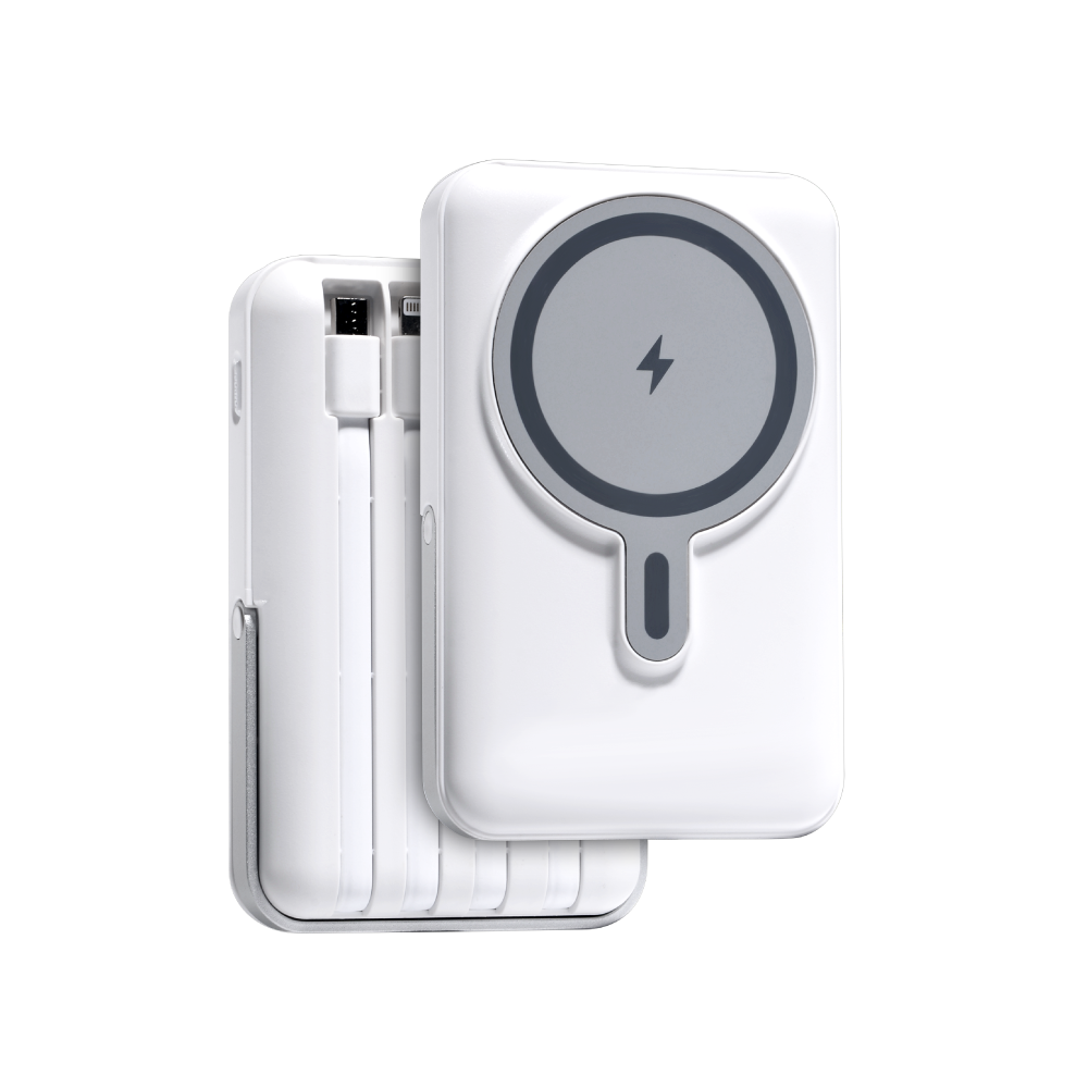 JUEJIA MagGo Series 10000mAh TypeC+MicroUSB+Lightning+Wireless Powerbank